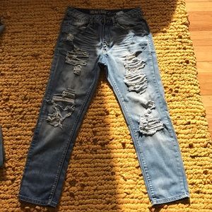 Machine Nouvelle mode Distressed boy jean -s29